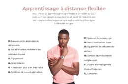 Sur Des Points Concernant Modèle De Page De Destination