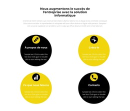 Nos objectifs et projets - Modèle HTML par Nicepage