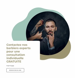 Nos Barbiers Experts - Un Magnifique Modèle Joomla