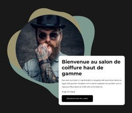 Salon De Coiffure - Page De Destination Simple