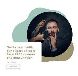 HTML Site For Our Expert Barbers