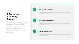 Creation Of A Business Line - Simple HTML5 Template