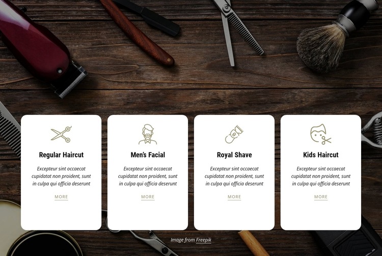 Our quality of service HTML5 Template
