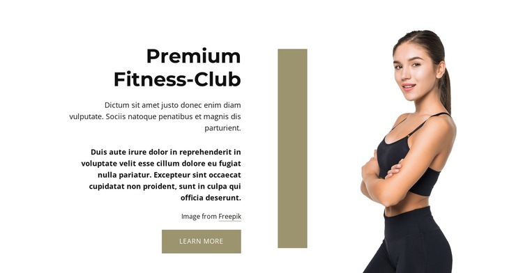 Premium sport club HTML5 Template