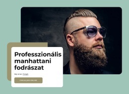 Prémium Fodrászat Manhattani Belvárosában – A Legjobb Webhelysablon Kialakítása