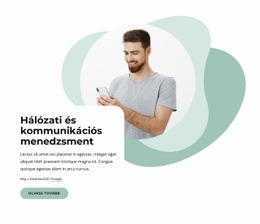 Hálózati És Kommunikációs Menedzsment – Könnyen Használható WordPress Téma