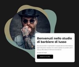 Studio Del Barbiere - Mockup Di Sito Web Multiuso Creativo