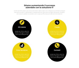 I Nostri Obiettivi E Progetti - Modello HTML5