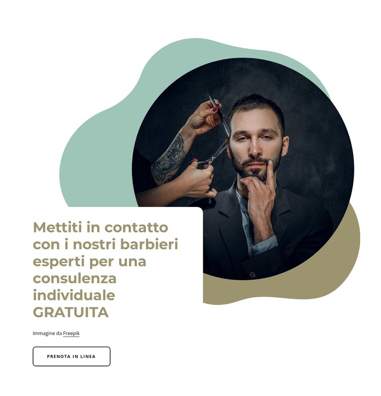 I nostri esperti barbieri Modello HTML