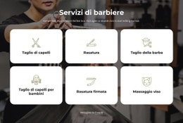 Servizi Di Barbiere: Modello HTML5, Reattivo, Gratuito