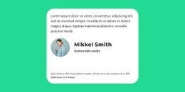 Quello Che Dice Il Critico - Modello HTML5