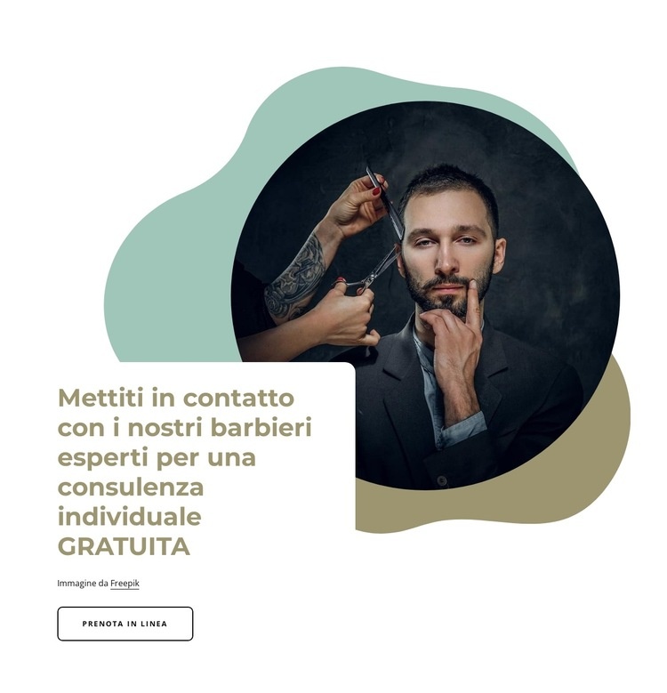 I nostri esperti barbieri Modello HTML5