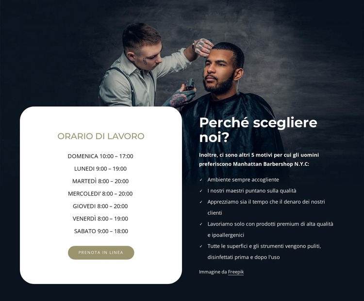 Orario di lavoro Modello Joomla