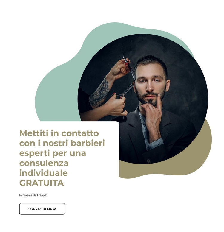 I nostri esperti barbieri Tema WordPress