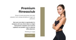 Premium Sportclub - Websitebouwer Voor Inspiratie