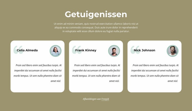 Getuigenissen over onze kappersdiensten Website mockup