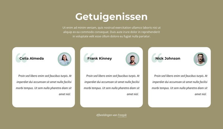 Getuigenissen over onze kappersdiensten Website ontwerp