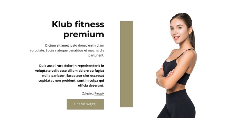 Klub sportowy premium Motyw WordPress