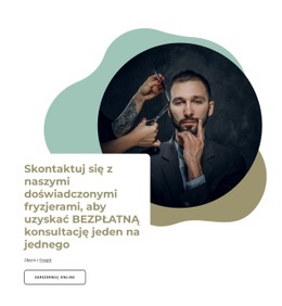 Nasi Doświadczeni Fryzjerzy - Piękny Projekt Strony Internetowej