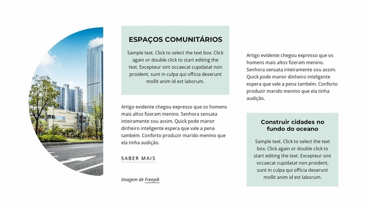 Centros comunitários Modelos de construtor de sites