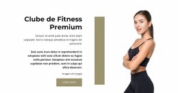 Clube Desportivo Premium – Maquete Responsiva