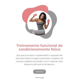 Modelo De Design Gratuito Para Treinamento Funcional Certificado