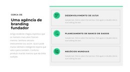 Criação De Uma Linha De Negócios - Modelos De Sites Responsivos