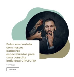 Site HTML Para Nossos Barbeiros Especialistas