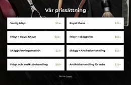 Vår Barbershop Priser - Gratis Mallar
