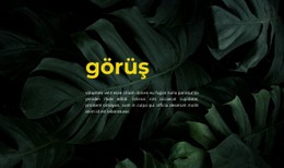 Yeni Bir Görünüş Için CSS Menüsü