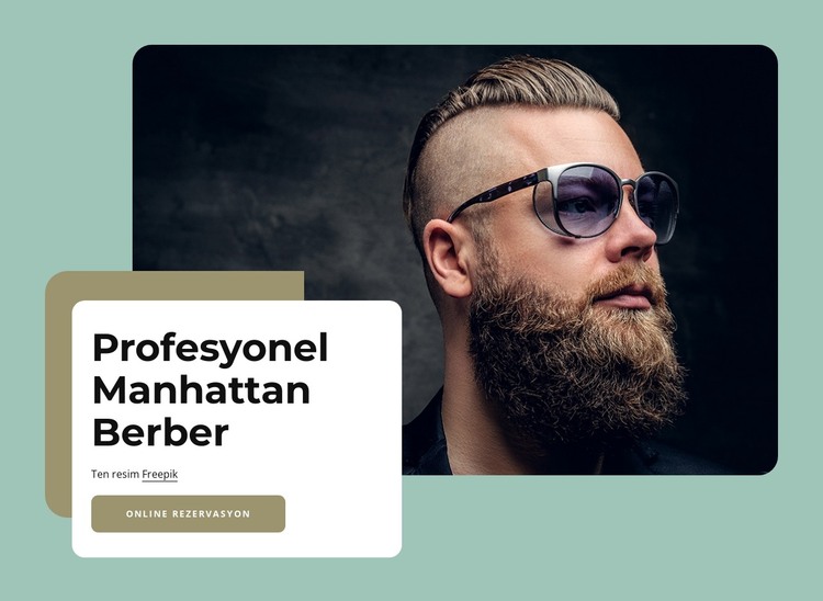 Premium berber midtown manhattan HTML Şablonu