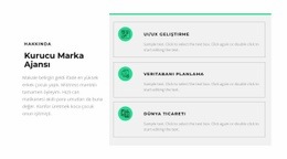 Bir Iş Hattının Oluşturulması Için Açılış Sayfası Şablonu