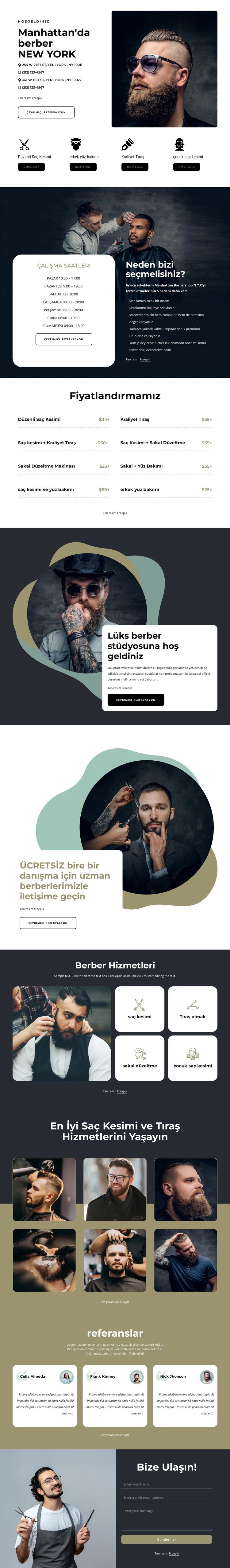 Yüksek kaliteli bakım hizmetleri Web Sitesi Mockup'ı