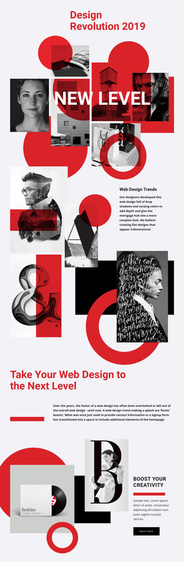 Discovering levels of art Web Page Designs