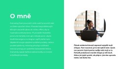 O Sobě – Kód Šablony HTML