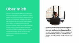 Premium-Website-Design Für Über Mich