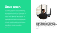 Über Mich – Website-Design-Vorlage