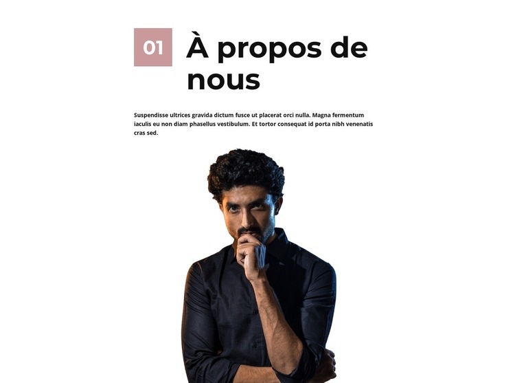 Parlons projet Créateur de site Web HTML