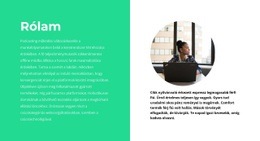 Magamról - HTML Sablon Kód