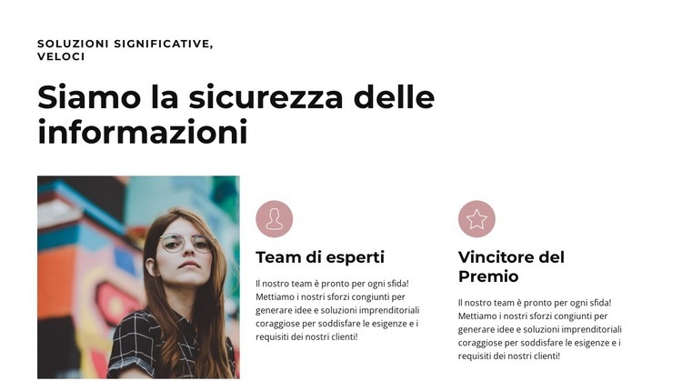 Grandi professionisti Mockup del sito web