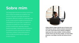Design De Site Premium Para Sobre Mim