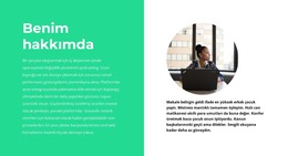 Kendim Hakkında - HTML Şablon Kodu