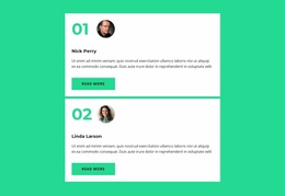 Two Expert Opinions - Landing Page Inspiration