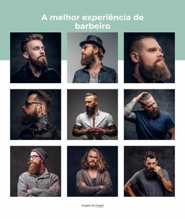 A Melhor Experiência De Barbeiro - Modelo De Site Joomla