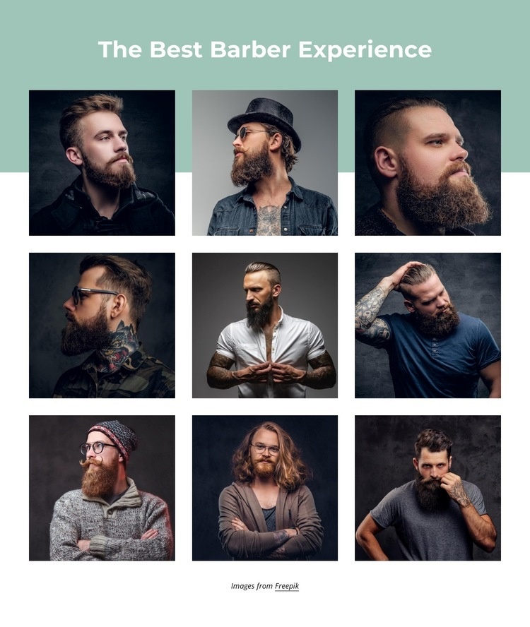 The best barber experience Wix Template Alternative