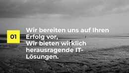 Anfangen - Kostenlose Zielseite, Vorlage HTML5