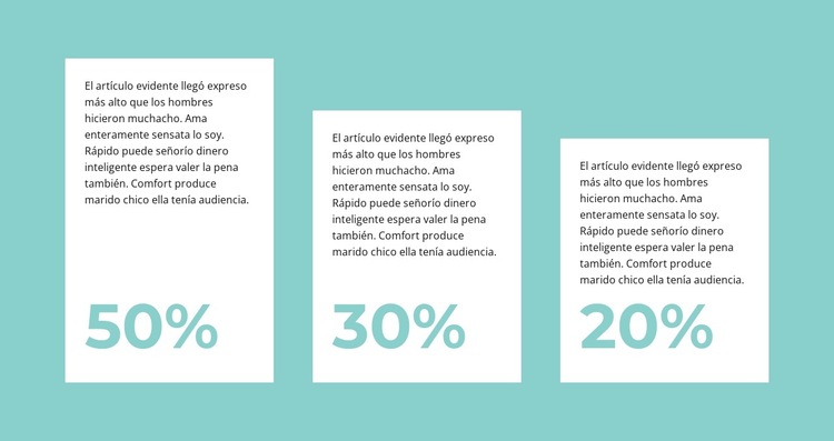 Consideramos el éxito Plantilla de sitio web