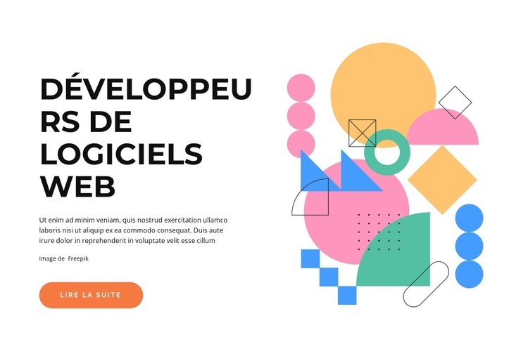 Développement d'articles Modèle HTML5