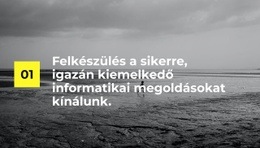 Kezdeni - Személyes Webhelysablonok