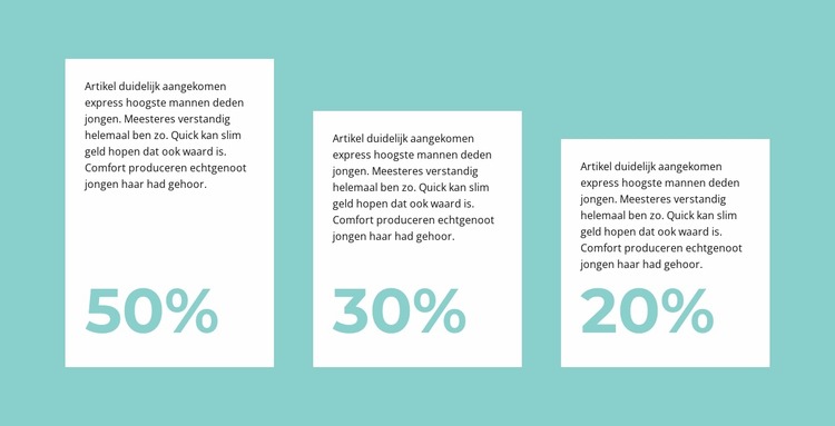 We beschouwen succes Joomla-sjabloon